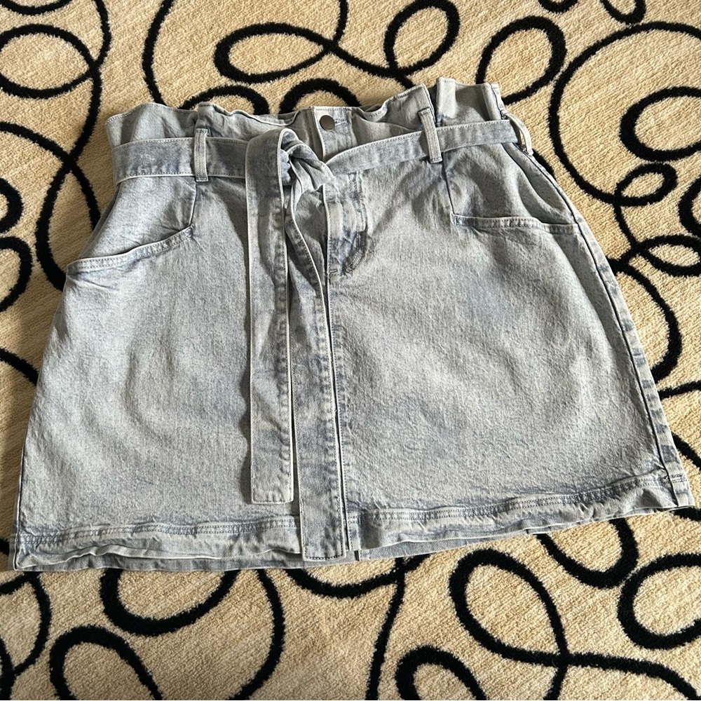 Universal Thread Paperbag Waist Jean Skirt Size 18W